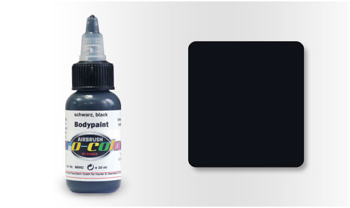 Hansa procolor Bodypainting nero 30 ml